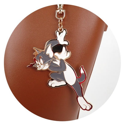 TOM and JERRY×Flapper charm shoulder bag