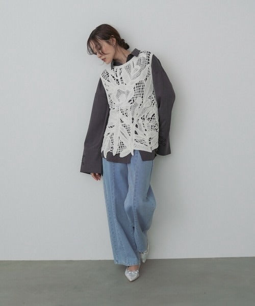 Mohair Crochet Tunic Vest