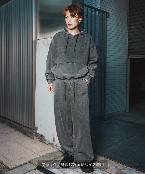 SIDEWAYSTANCE Chemical Fleece Tuck Pants