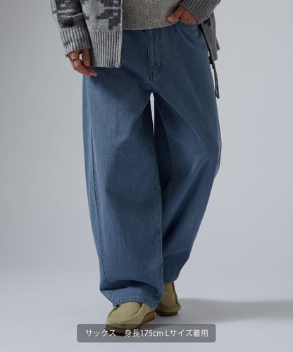 Denim Barrel Leg Jeans