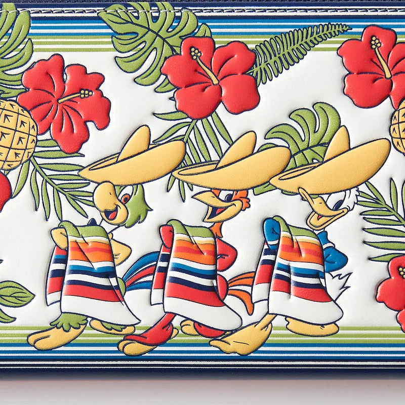 Disney Characters Zipper Long Wallet made in Japan