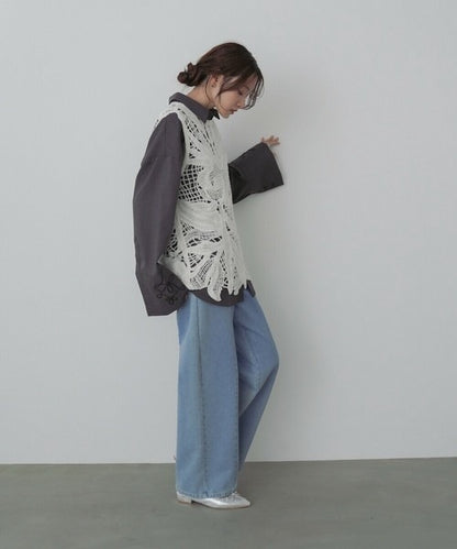 Mohair Crochet Tunic Vest