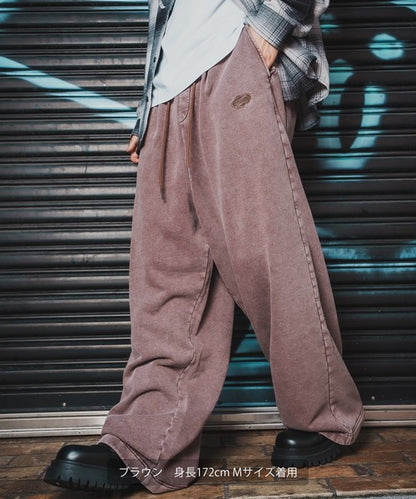 SIDEWAYSTANCE Chemical Fleece Tuck Pants