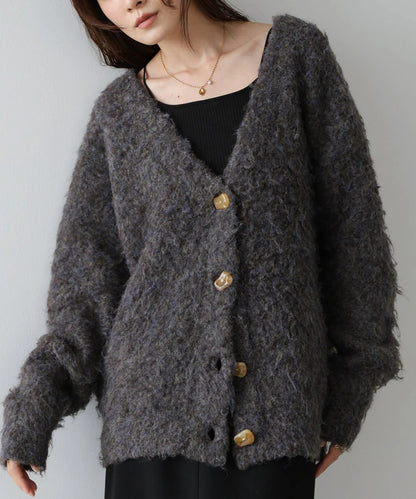 Bab Brushed Knit Cardigan