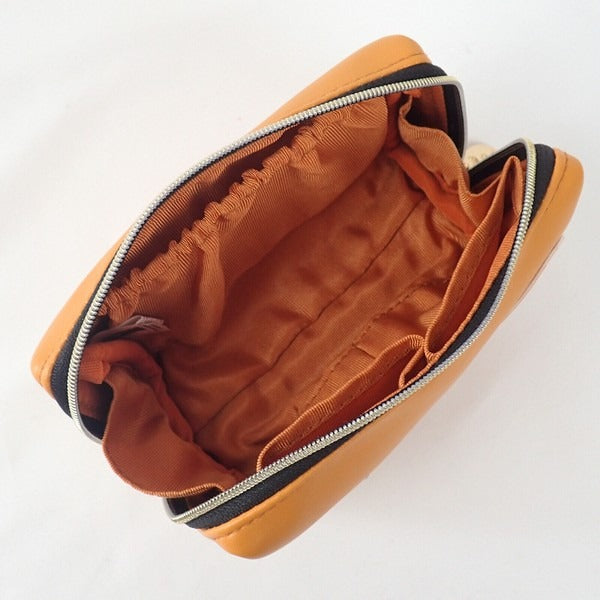 TOM and JERRY×Flapper Face Applique Cosmetic Pouch