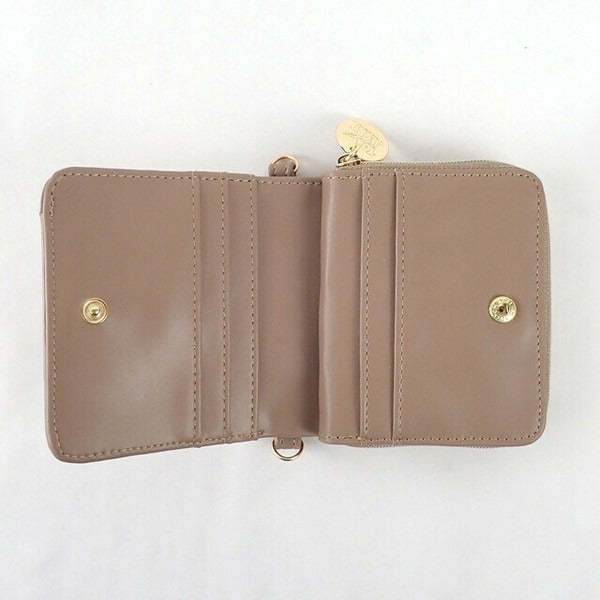 TOM and JERRY×Flapper Latte Color Mini Wallet
