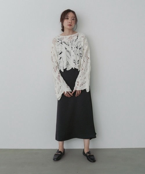 Mohair Crochet Short Tops