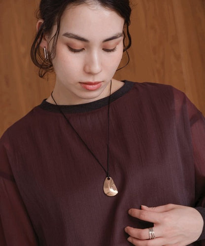 Big Metal Top Necklace