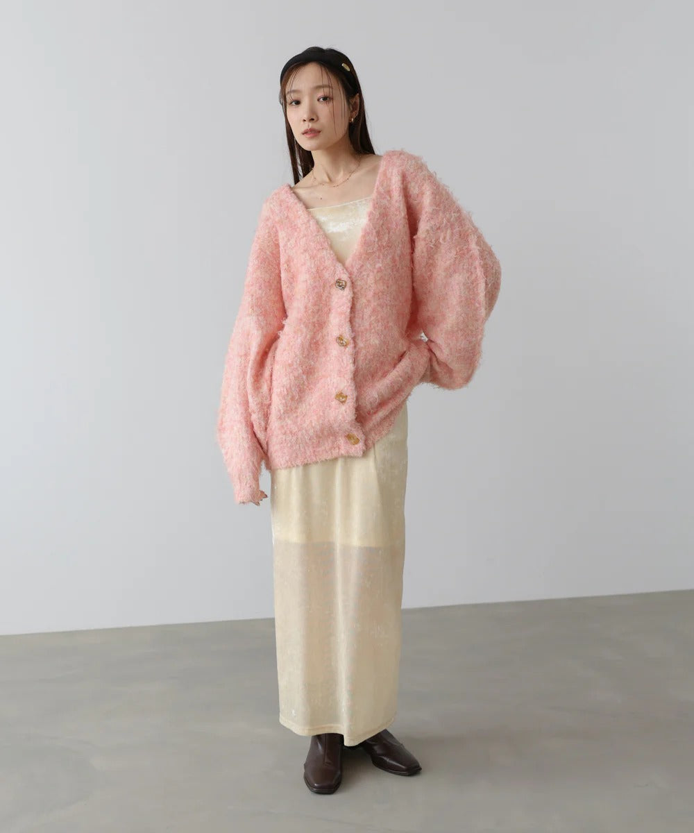 Bab Brushed Knit Cardigan