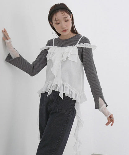 Bab Ruffled Frill Camisole