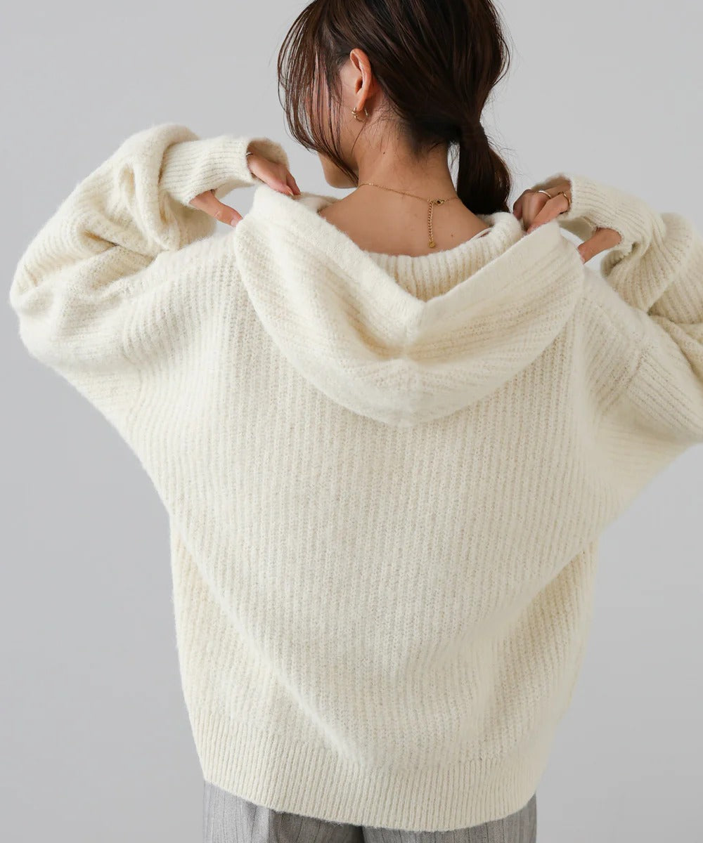 Bab Hoodie Knit Top