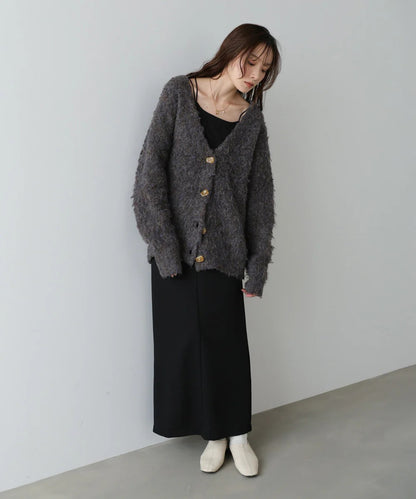 Bab Brushed Knit Cardigan
