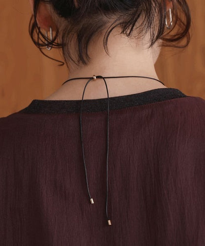 Big Metal Top Necklace