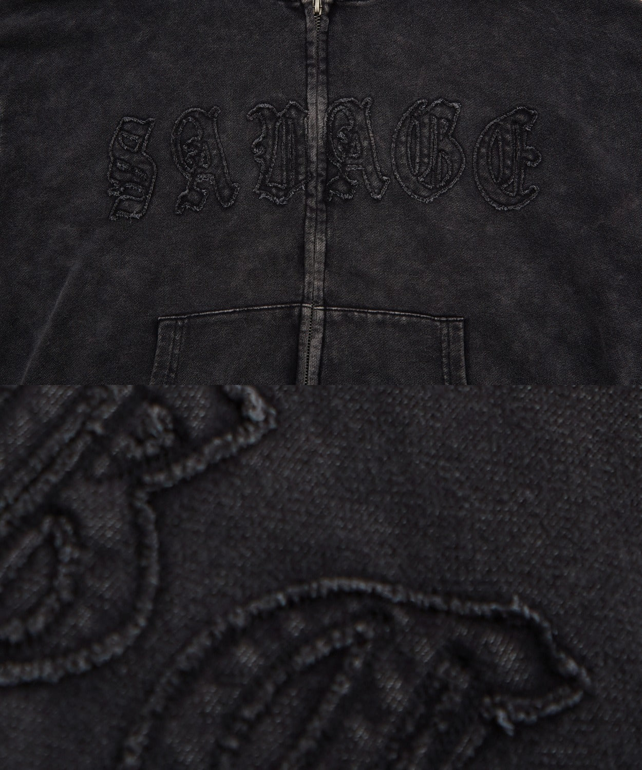 Vintage-Inspired Short-Length Fleece Sweatshirt with Zip-Up