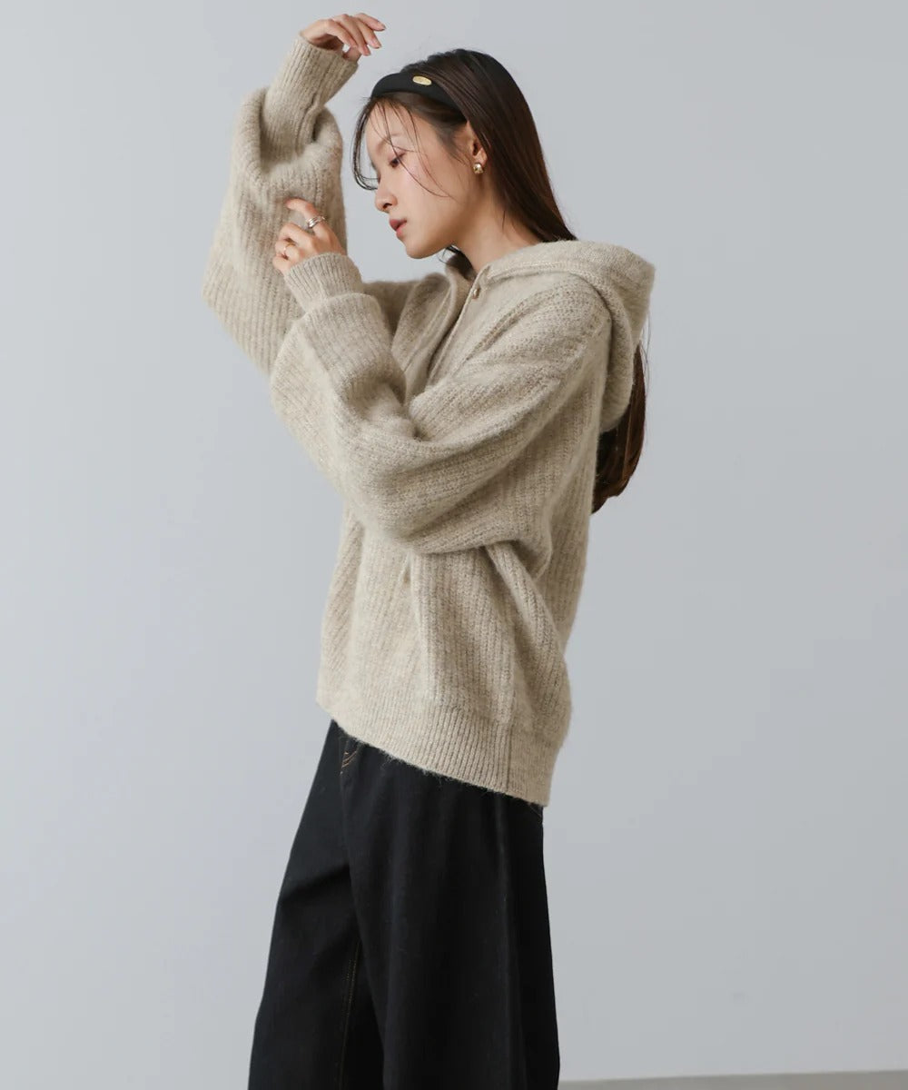 Bab Hoodie Knit Top