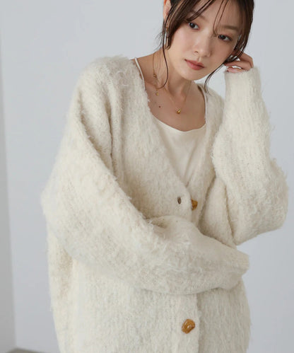 Bab Brushed Knit Cardigan