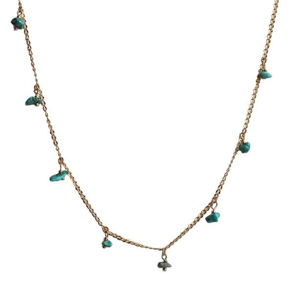 Natural Stone Multi-Stone Mix Necklace