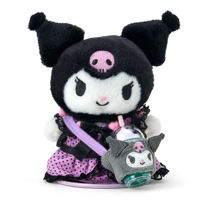 Sanrio Kuromi Pitatto Friends Plush Doll Starter Set – S Size Outfit Kit