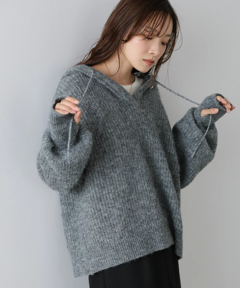 Bab Hoodie Knit Top