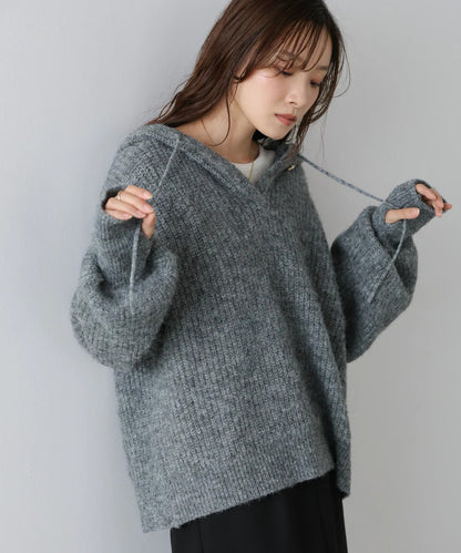 Bab Hoodie Knit Top