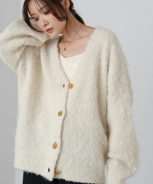 Bab Brushed Knit Cardigan