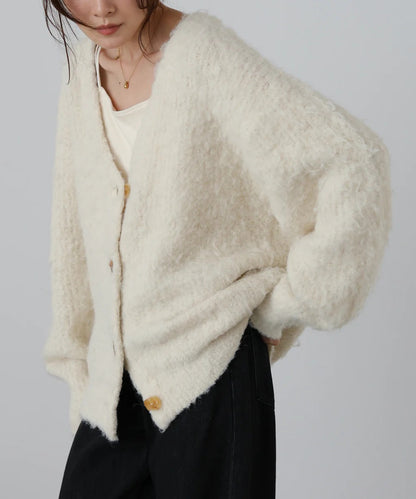 Bab Brushed Knit Cardigan