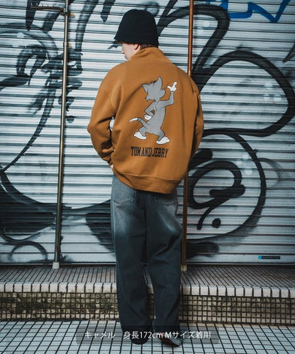 TOM T-100 High-Neck Big Sweatshirt with Back Print