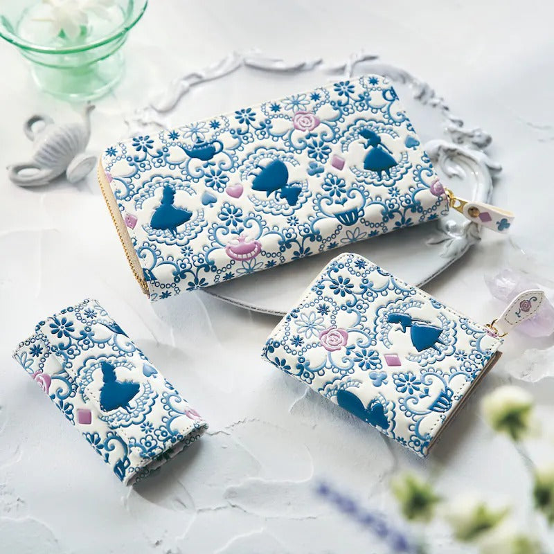 Disney Characters Zipper Long Wallet made in Japan