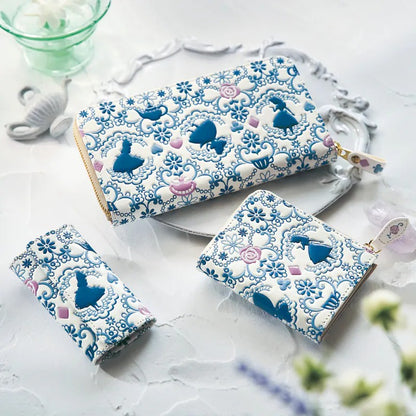 Disney Characters Zipper Long Wallet made in Japan