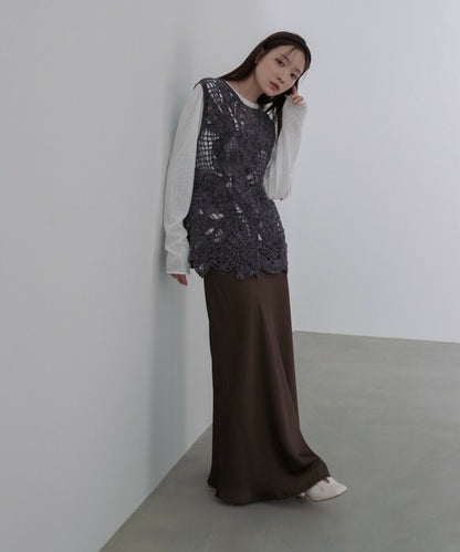 Mohair Crochet Tunic Vest