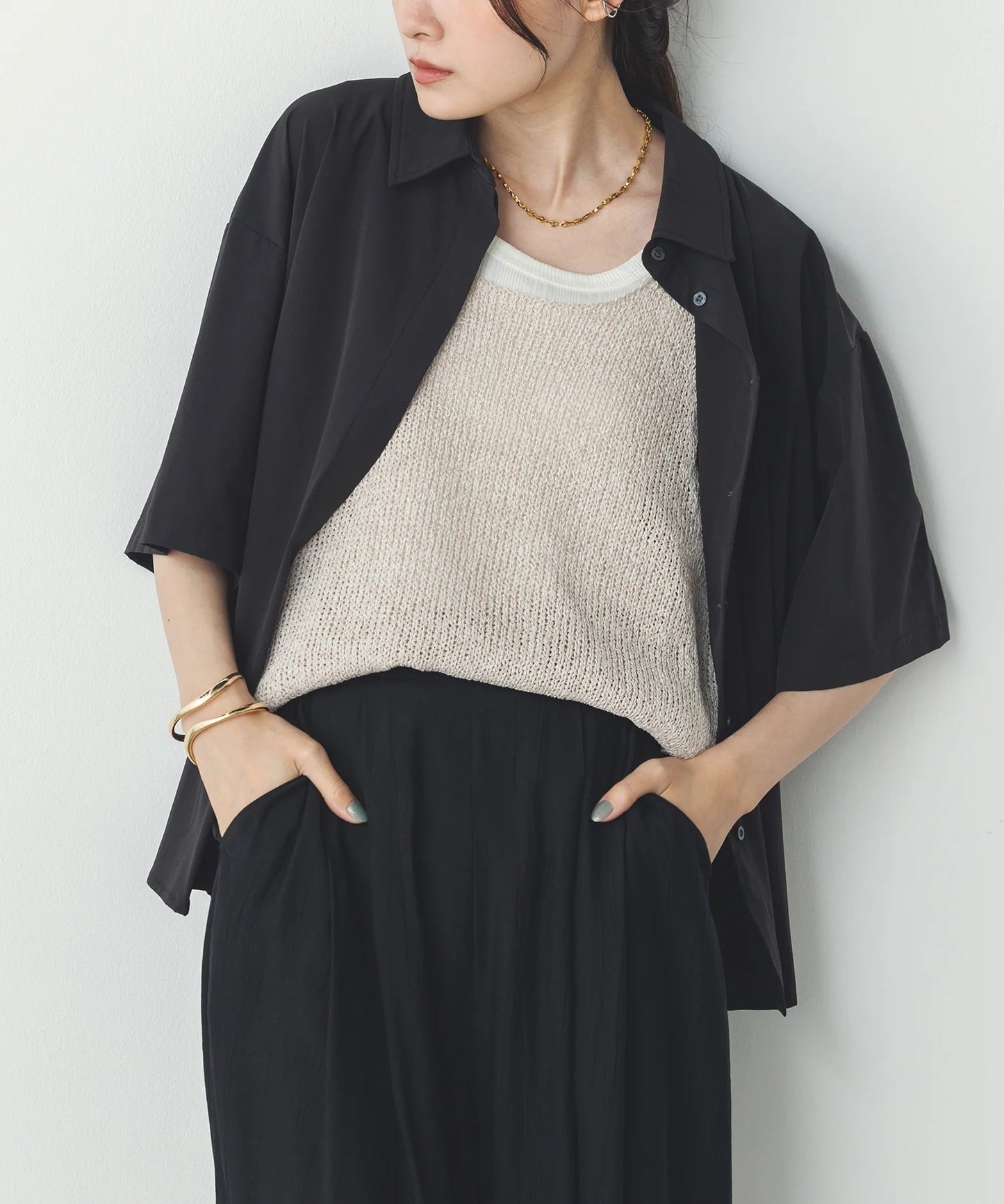 Hunch Cool Touch Back Tuck Shirt