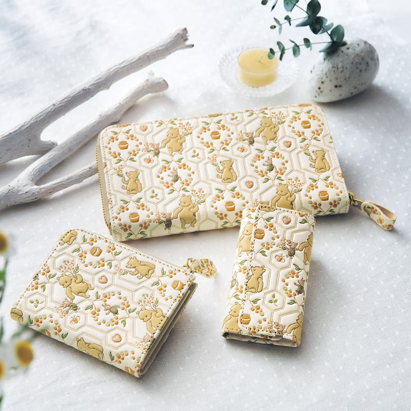 Disney Characters Zipper Long Wallet made in Japan