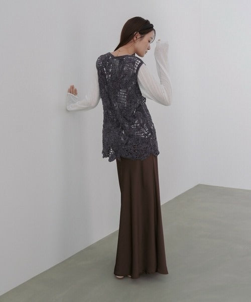 Mohair Crochet Tunic Vest