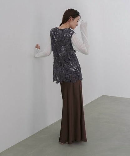 Mohair Crochet Tunic Vest