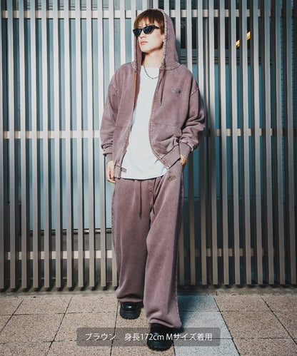 SIDEWAYSTANCE Chemical Fleece Tuck Pants