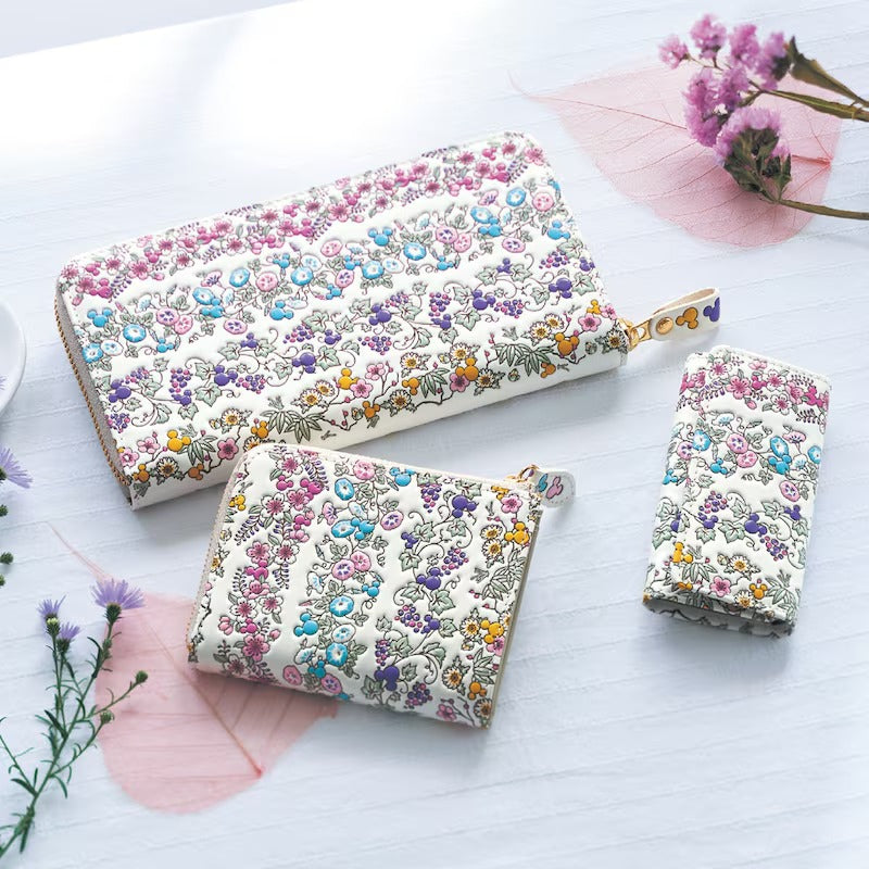 Disney Characters Zipper Long Wallet made in Japan