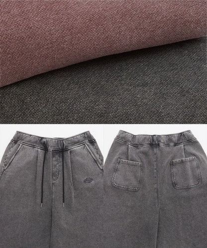 SIDEWAYSTANCE Chemical Fleece Tuck Pants