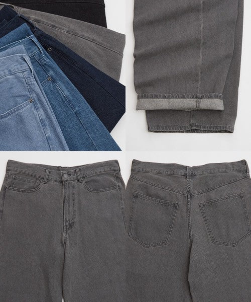 Denim Barrel Leg Jeans