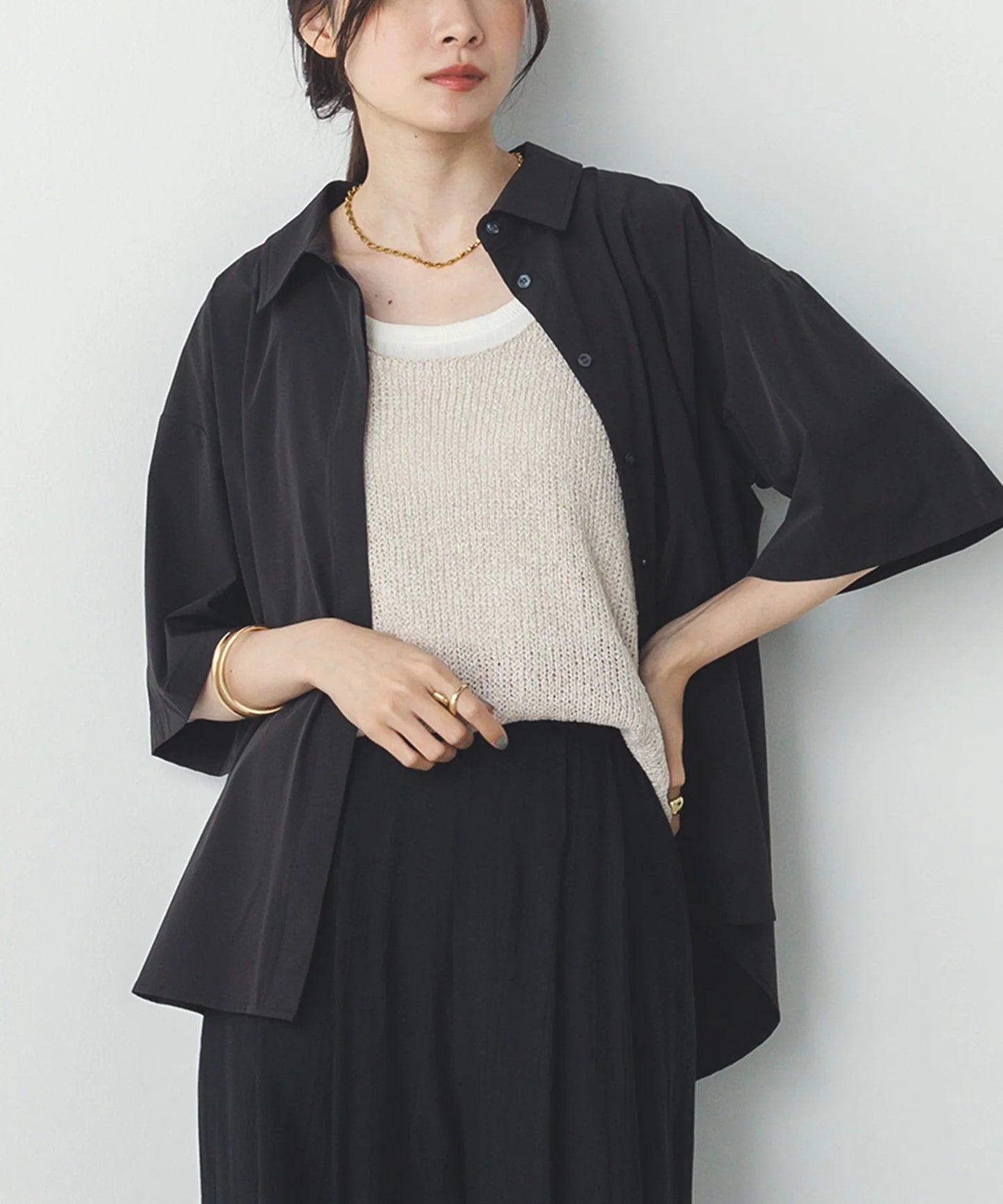 Hunch Cool Touch Back Tuck Shirt