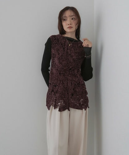 Mohair Crochet Tunic Vest