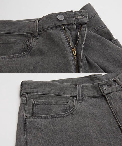 Denim Barrel Leg Jeans