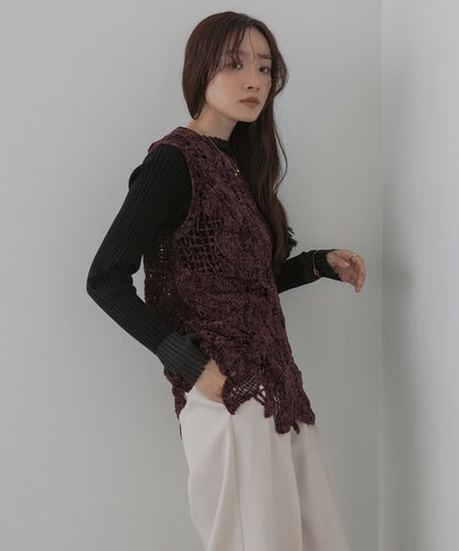 Mohair Crochet Tunic Vest