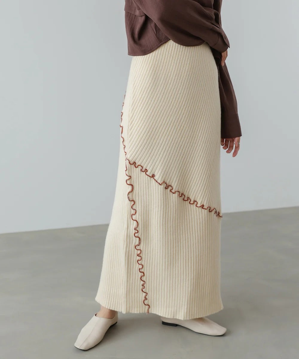 Bab Random Mellow Knit Skirt