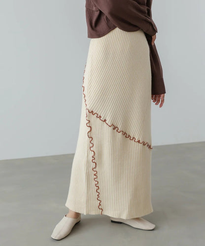 Bab Random Mellow Knit Skirt