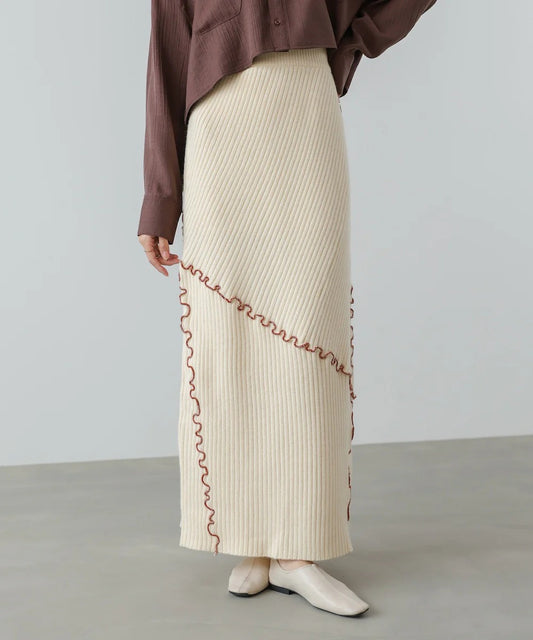 Bab Random Mellow Knit Skirt