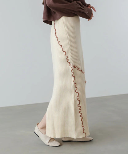 Bab Random Mellow Knit Skirt