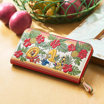 Disney Characters Zipper Long Wallet made in Japan