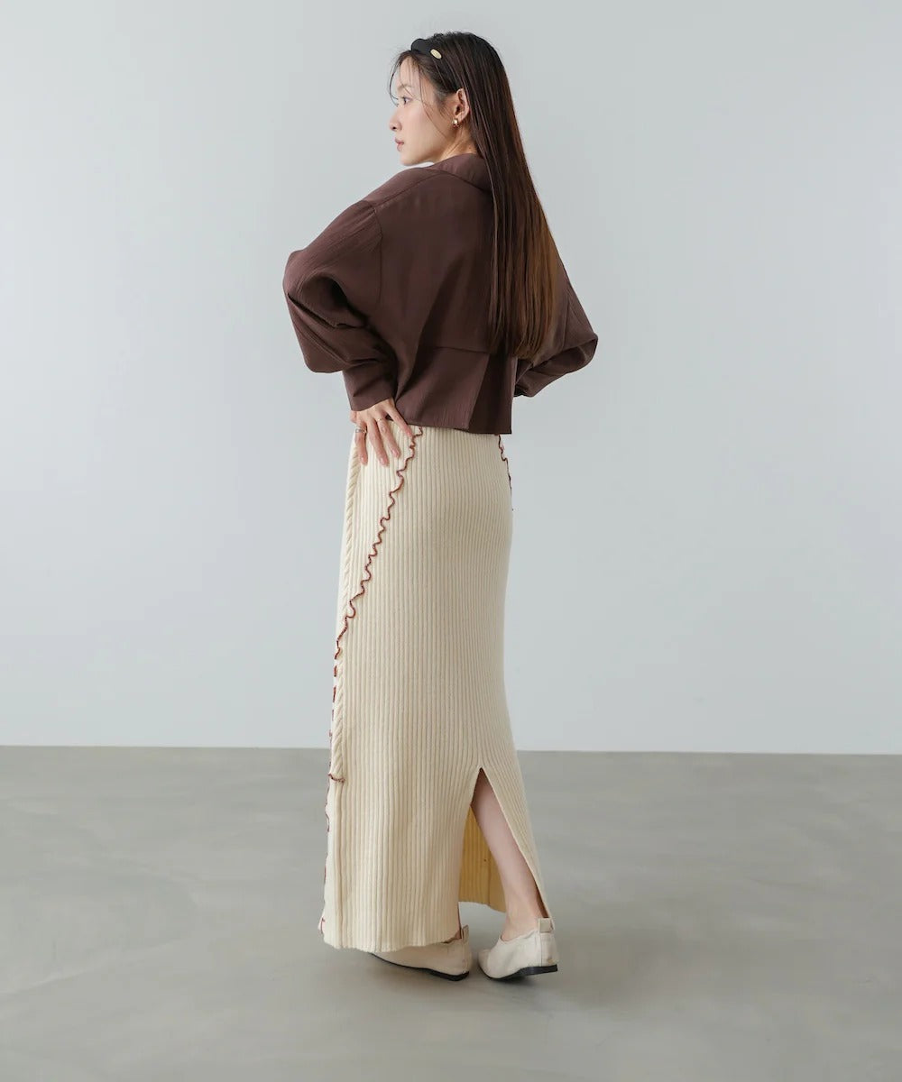 Bab Random Mellow Knit Skirt