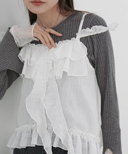 Bab Ruffled Frill Camisole