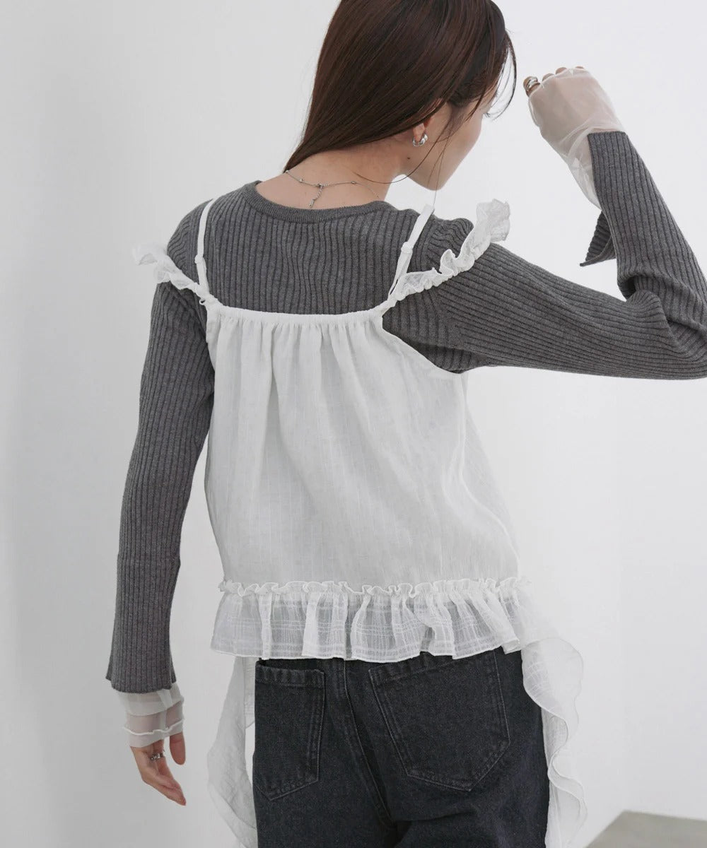 Bab Ruffled Frill Camisole